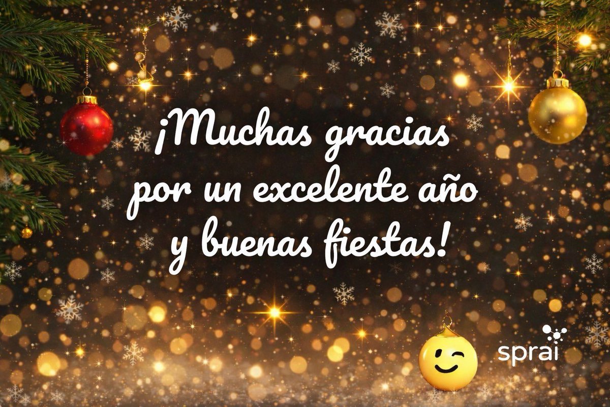 🎄Gracias por este excelente año que estamos a punto de cerrar en sprai.
Por todo vuestro apoyo y confianza que nos ha permitido crecer y seguir mejorando. 

Sin vosotros, que ya sumáis cerca de 10.000, no habría sido posible. 😉

Mil gracias y que tengáis felices fiestas.