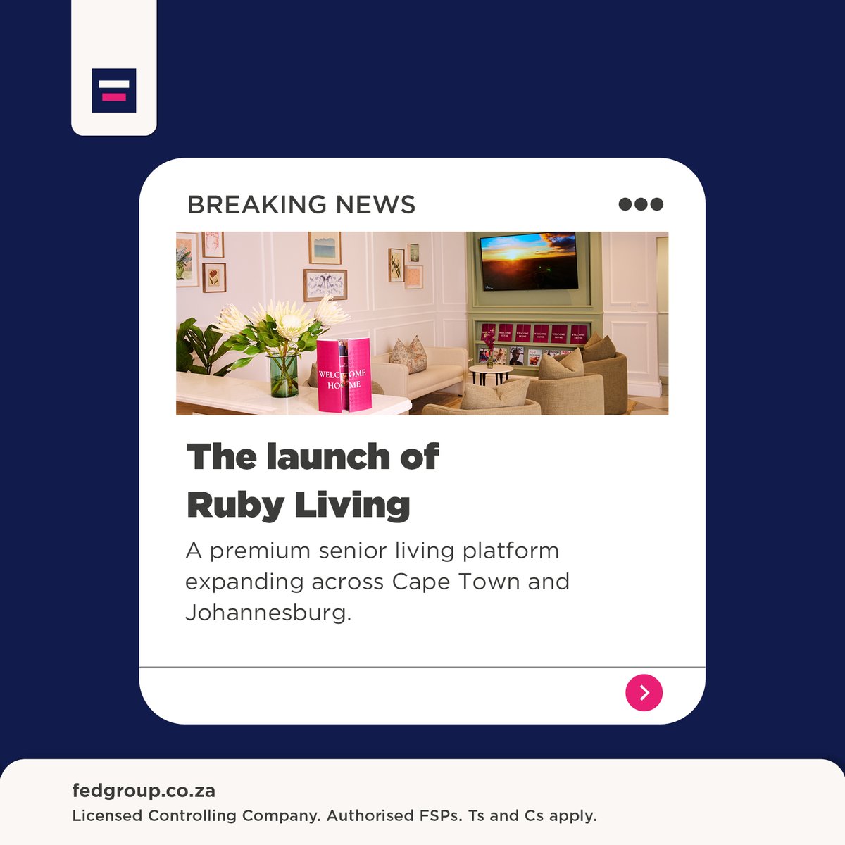 A massive year for Fedgroup.

Some of our favourite wins:
GeT Metal Group → From 2018 vision to global exporter.
Quip Investments → Machinery and depots powering SA’s renewables.
Ruby Living → Premium senior living properties

Big deals. Bold ideas. Real growth.