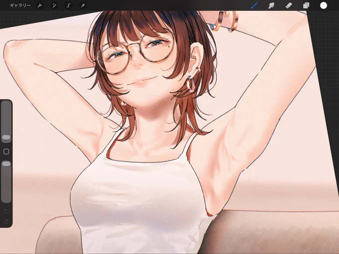 最近は眼鏡の他、腋の依頼がなぜかhotです