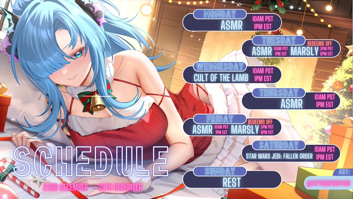 IT'S CHRISTMAS WEEK YIPPEEE