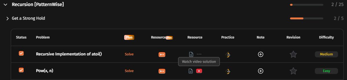Yuvrajjjj_0911's tweet image. Day 11 completed!
Learning recursion step-by-step.
Today solved:
• String to Integer (atoi) using recursion
• Power function using recursion
@striver_79 @takeUforward_ 
#DSA #LeetCode #CodingChallenge #LearningInPublic