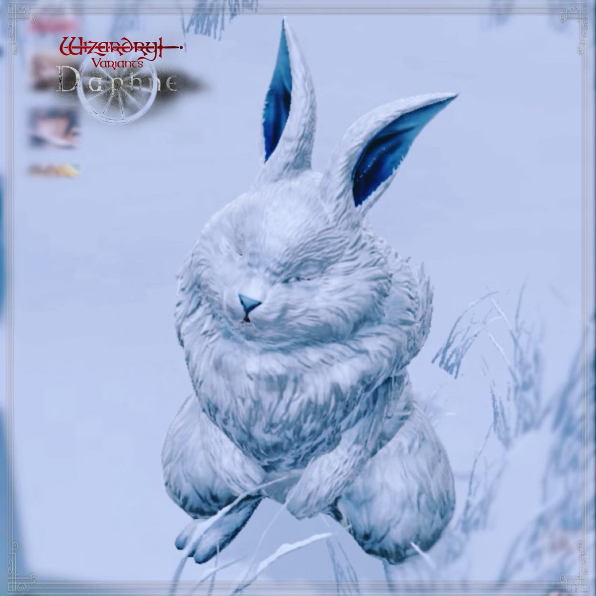 雪ウサギ 紹介していただきました！ 雪うさぎはかわいい🐇 #ウィズダフネ