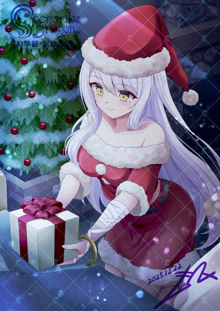 改めまして、月白澪さんのクリスマスイラストのお仕立てをさせていただきました!🎄✨
先月のバナイベイラストに引き続き、お仕立てさせていただきありがとうございました!🙏🐿️

#すぺありぶ・どらごん 