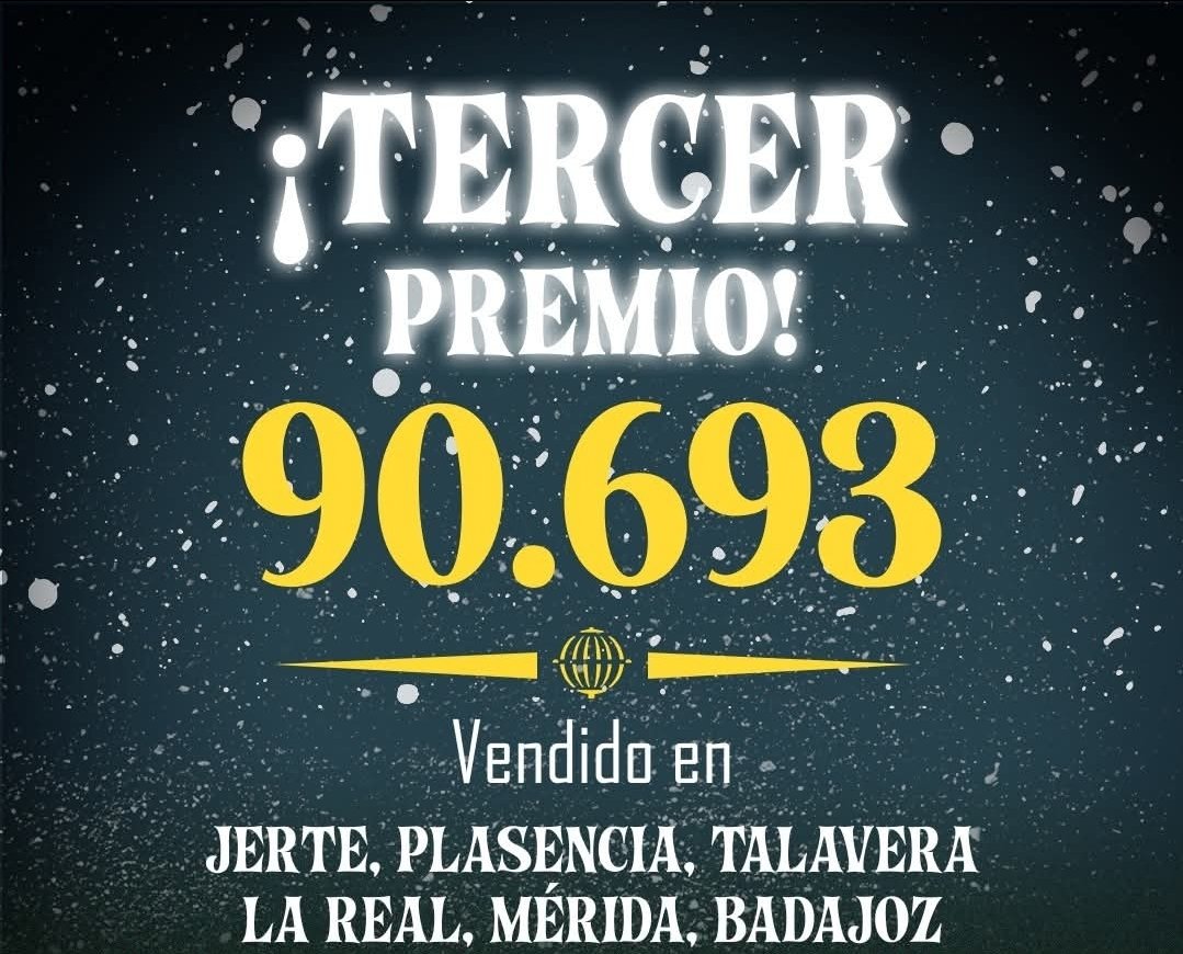 FUTBOLEANDOFM's tweet image. El TERCER PREMIO vuelve a sonreír a Extremadura en: JERTE, PLASENCIA, TALAVERA LA REAL, MÉRIDA Y BADAJOZ @loterias_es @loterianavidad_