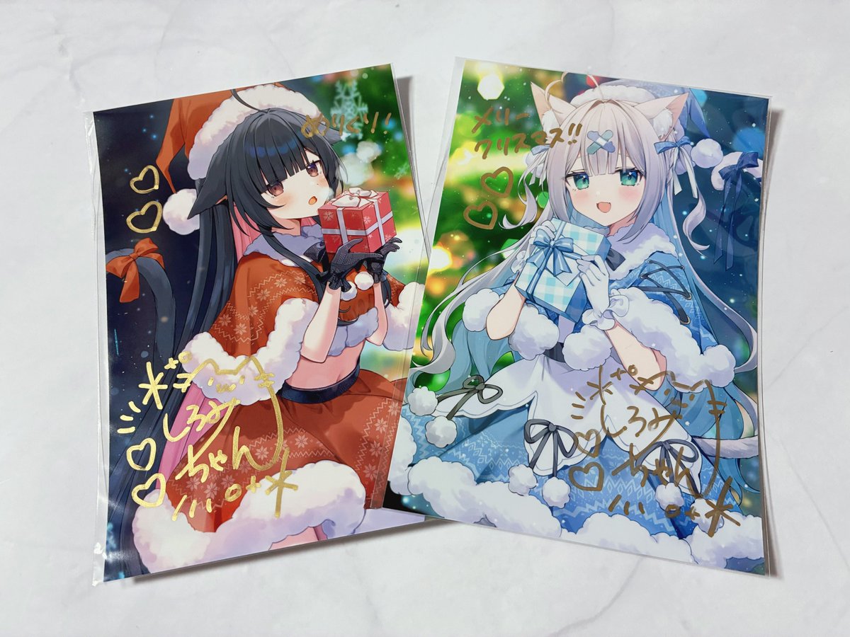 サインはランダムで1枚だけ入るよ～！ どの絵柄に入るかはお楽しみ