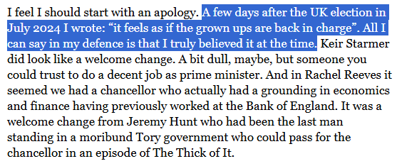 There's a very long list of people who should be making this apology

Covered Labour in opposition with minimal scrutiny, the result being one of the worst governments in British history