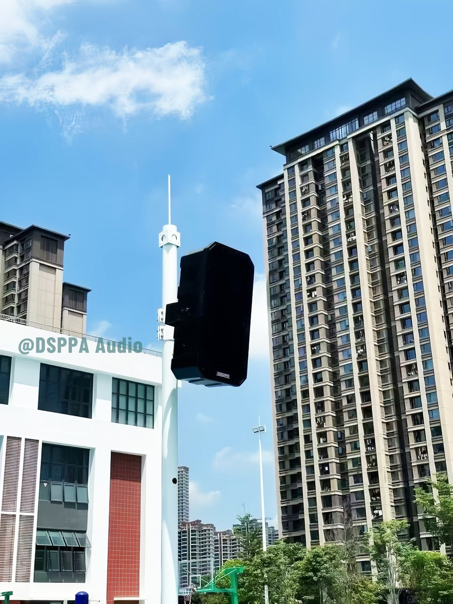 GuangzhouDSPPA's tweet image. #DSPPA DSP350F Outdoor Directional Loudspeaker for Schools – Installation Completed！🎉  #directionalaudio #directionalspeakers

Discover how DSPPA can transform your school’s outdoor spaces today!
👋 Contact us at export@dsppa.com
🔎 Visit us: dsppatech.com/product/outdoo…

#pasystem