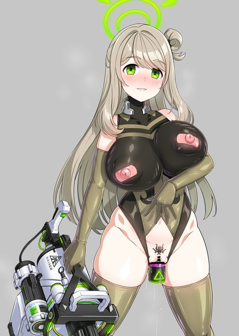 カイザーPMC堕ち 十六夜ノノミ PCトラブルの解決をしてくれた方へのお礼リクエストで描いたものですー。