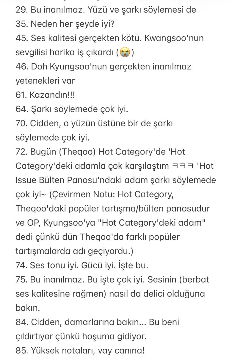 pinguuu15's tweet photo. [Theqoo]"#EXO D.O.’nun ‘Monster’ canlı performansı MMA'deki berbat ses kalitesi ile mücadele ediyor"

‘Cidden görsel, vokal, oyunculuk, varyete hiçbir şey eksik değil.  Mükemmel bir altıgenin tanımı o’
(Kpop’ta, Hexagon Idol, ‘mükemmel’/‘çok yönlü’ idolü temsil eder)
#Kyungsoo https://t.co/PuAiFo0xBQ