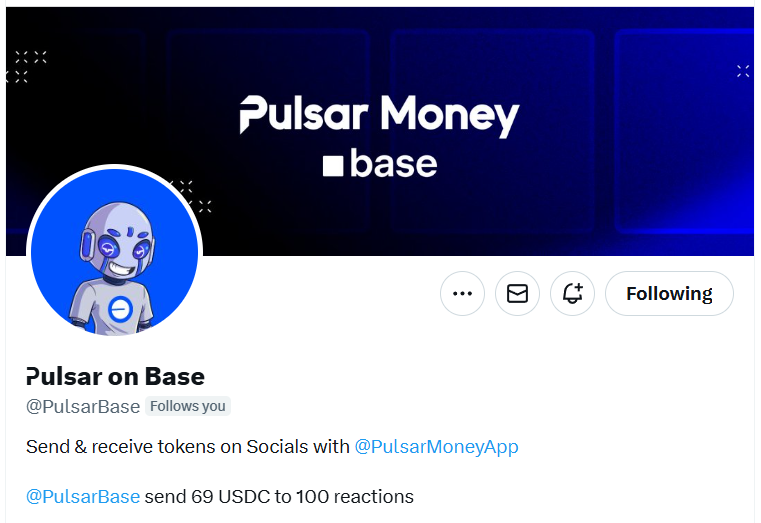 ᕈulsar Money tweet media