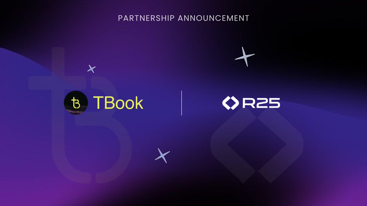 We are pleased to strategically partner with <a href="/R25Official/">R25</a> , a real-world asset (RWA) protocol focused on bringing institutional-grade yield strategies on-chain.

TBook will work with the R25 protocol within our embedded RWA liquidity layer, distributing institutional-grade