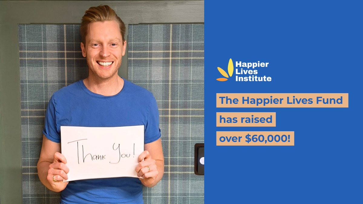 Happier Lives Institute 🌻 tweet media