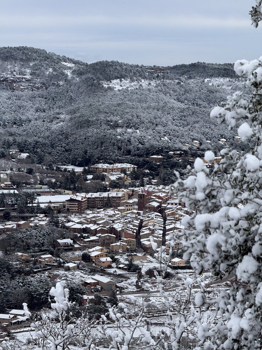 astrocatinfo's tweet image. Així comença l’hivern a Prades ❄️ ❄️❄️❄️ amb un paisatge fantàstic vestit de blanc 🏔️

📷 Parc Astronòmic Muntanyes de Prades @parcastroprades 

#nevada #prades #neu #parcastronomicprades