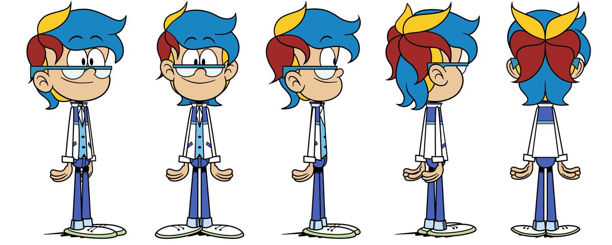 😁Introducing, Austyn "Astral" Miers Turnaround Model Sheet!!! Commissioned by the great <a href="/Taki8hiro/">Taki8Hiro</a> #TheLoudHouse #TLHOC