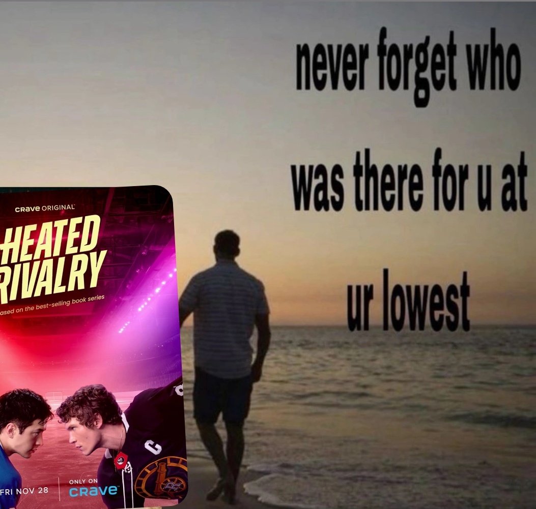 thank u heated rivalry you are my game changers fr fr🙏