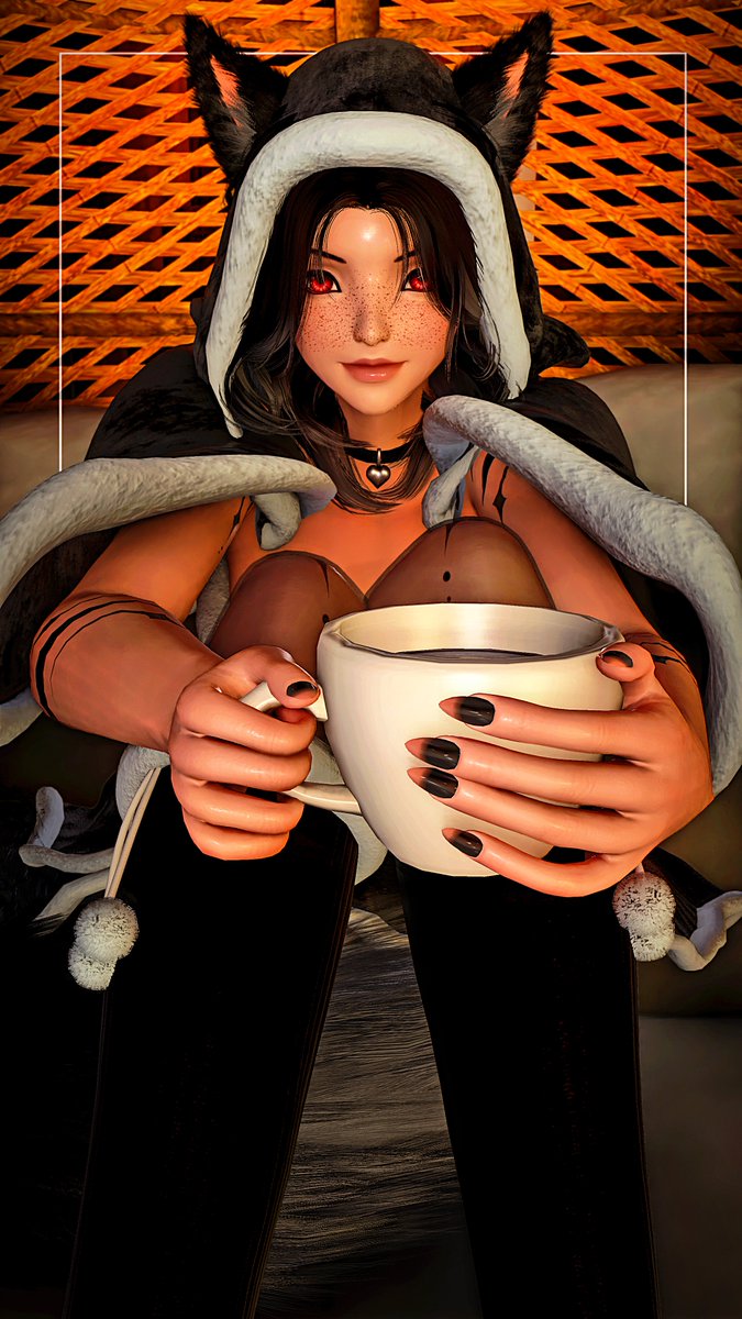 Samiffxiv's tweet image. Hiya! Just wanted to write a quick thank you post for the support on the last post since it went out of my normal small circle,  really appreciate it c:

Apart from that, stay safe and warm and cozy during the christmas times 🖤☃️❄️