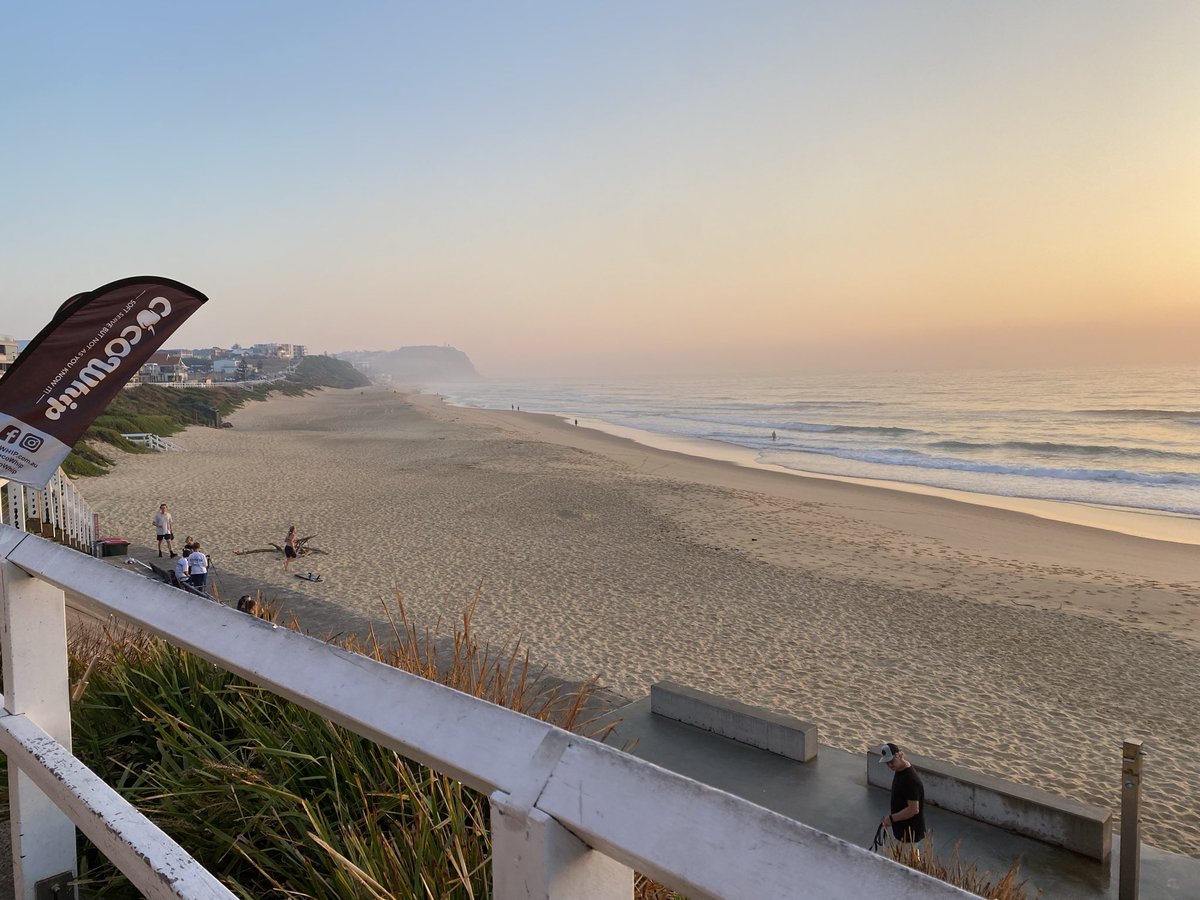 Dawn running at Mereweather beach. NSW