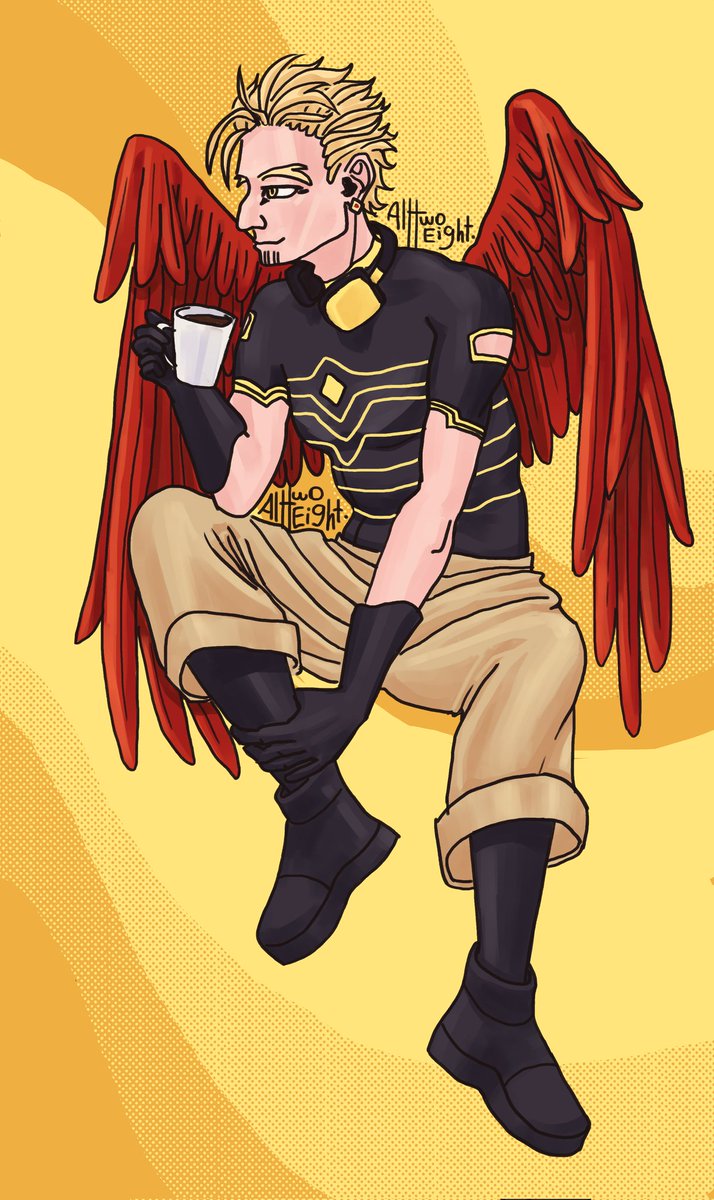 Я повернулась до вас з малюнками🧍🧍🧍

#украрт #Hawks #mhafanart