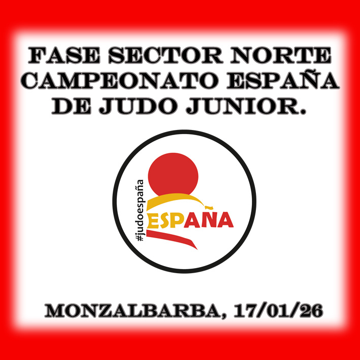 Publicada la convocatoria de Judokas Navarros para la Fase Sector Norte del Campeonato España Judo Junior. Monzalbarba 17-01-26 fnjudo.com/noticia/1546/f…