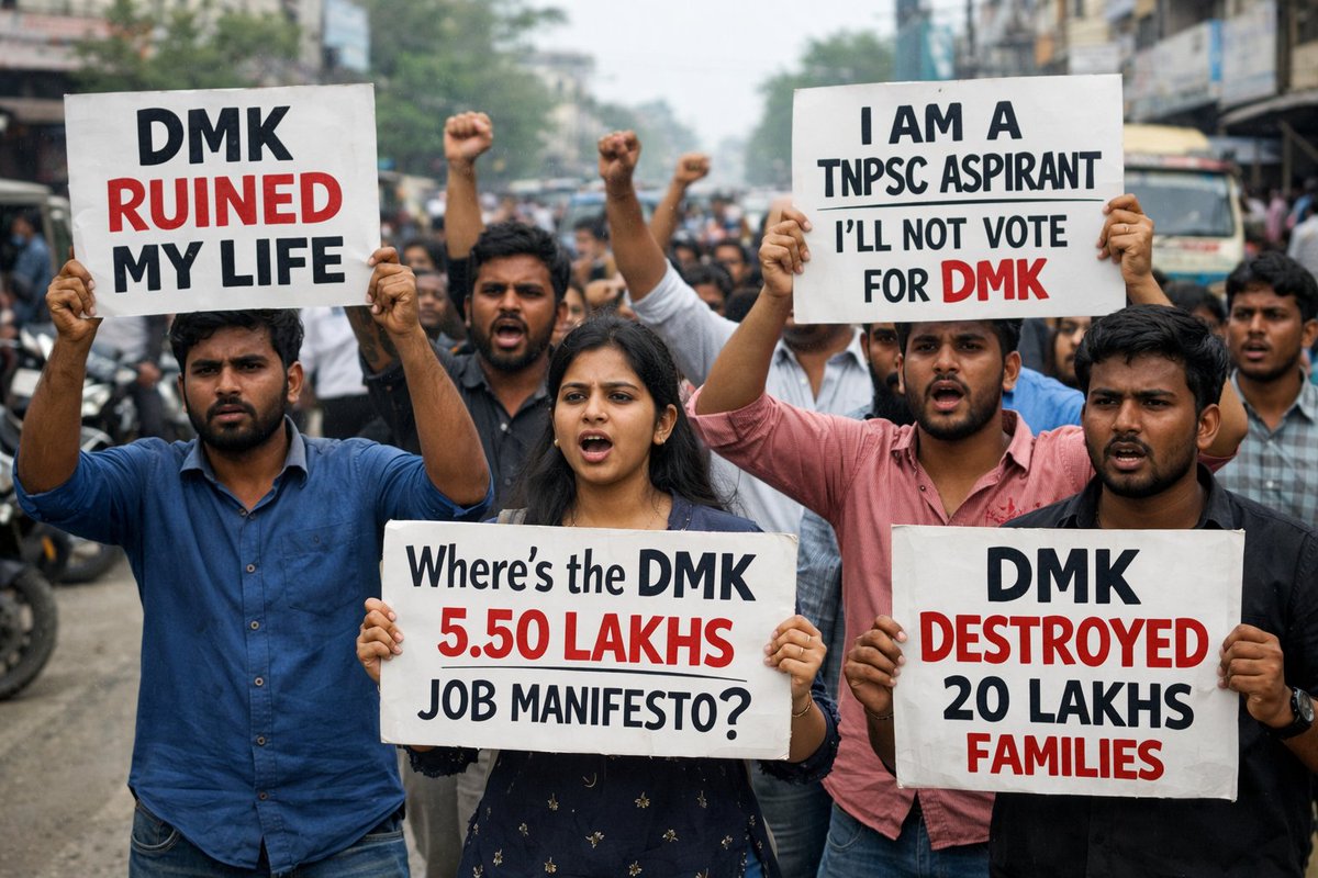 trackerdmk's tweet image. One thing is clear , #DMK will not get a single #TNPSC aspirant’s vote.