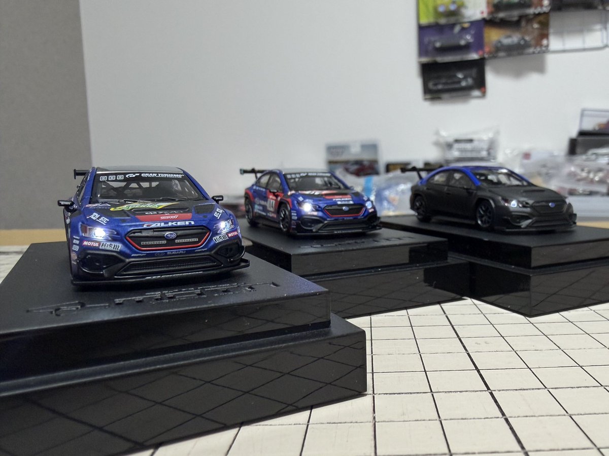 1/64scale KYOSHO MINI CAR BOOK 23 24 SUBARU WRX NBR CHALLENGE 2023