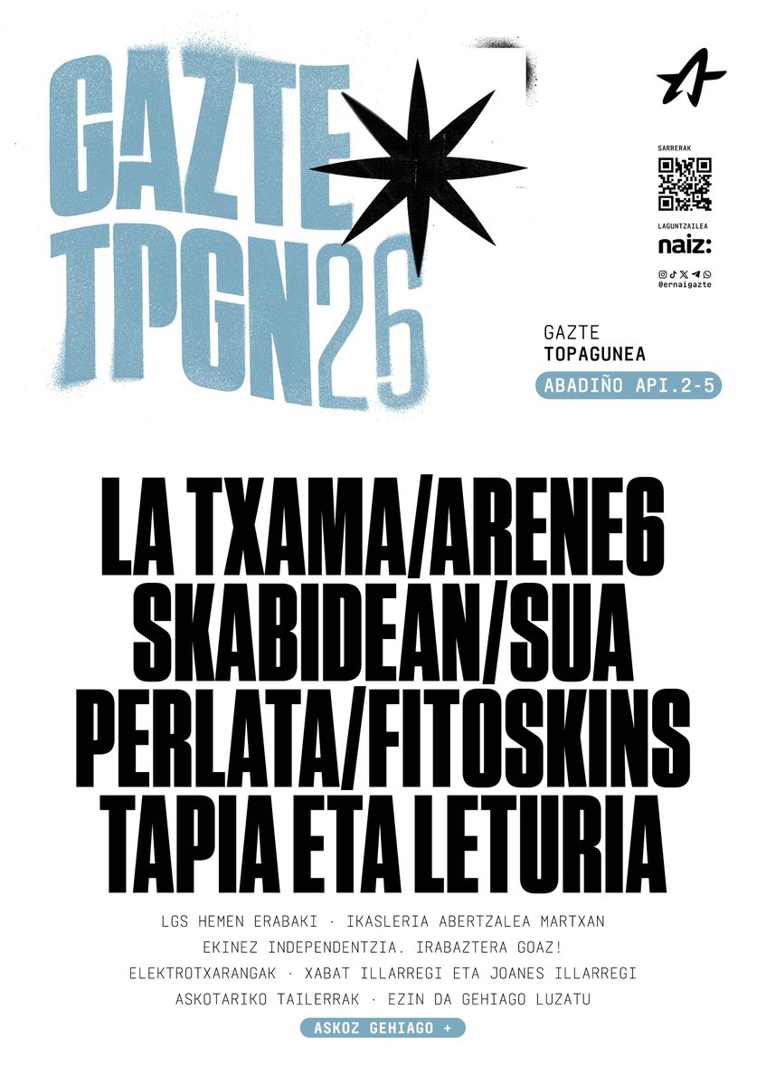 Eskuratu gazte topaguneko bonoak online👇🏻 
entradium.com/events/gazte-t… 

Adi ibili eta gozatu!