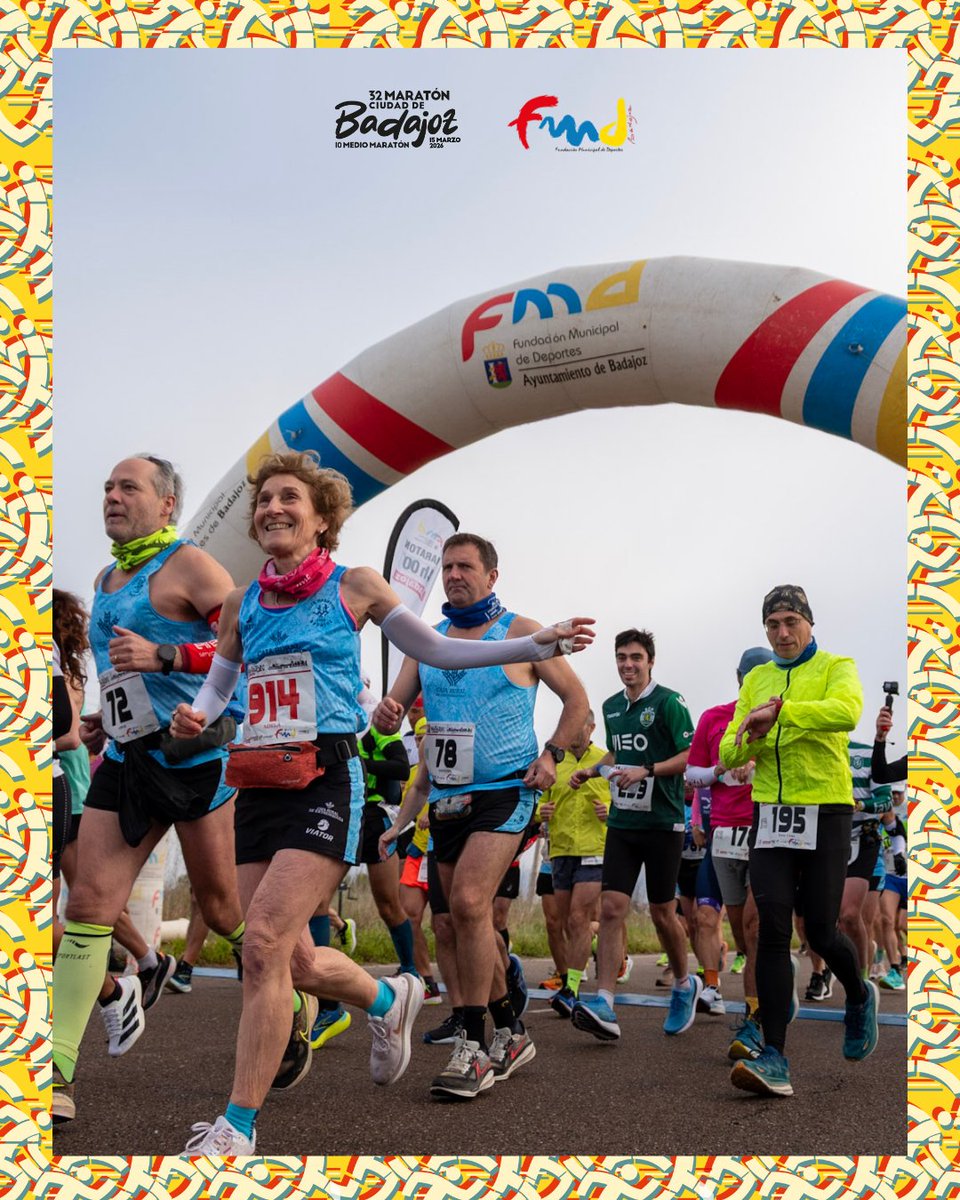 💥 Cada edición deja momentos únicos.
Aplausos, nervios en la salida y emoción en la meta.

Esto es solo un adelanto de lo que nos espera el 15 de marzo 🔥🏃‍♀️

#MaratónBadajoz #RunningBadajoz #MediaMaratonBadajoz2026 #CuentaAtrás