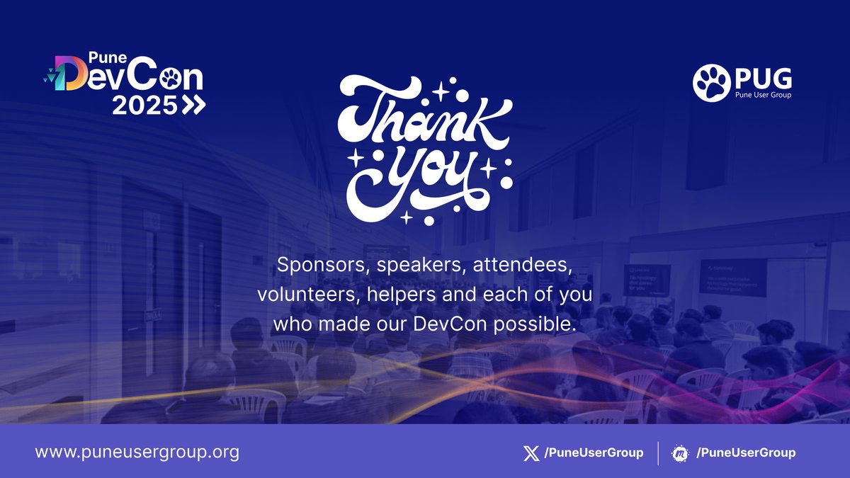 Pune User Group tweet media