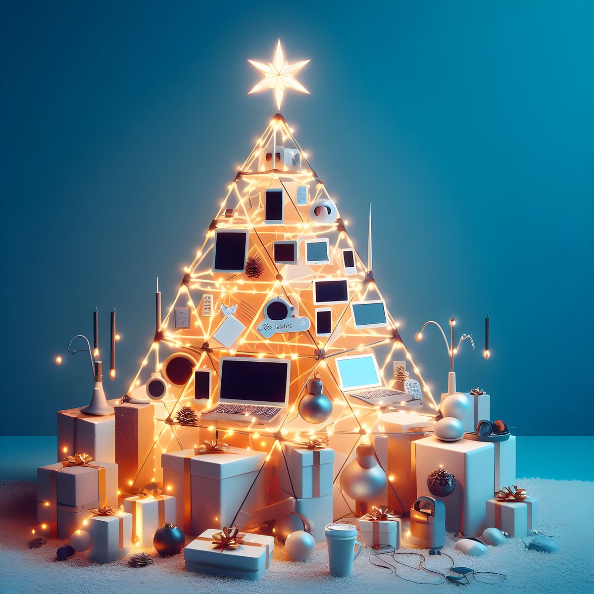 telecos_rioja's tweet image. La Asociación de Ingenieros de Telecomunicación de la Rioja os desea Feliz Navidad y un próspero 2026 - #telecomunicaciones #TIC