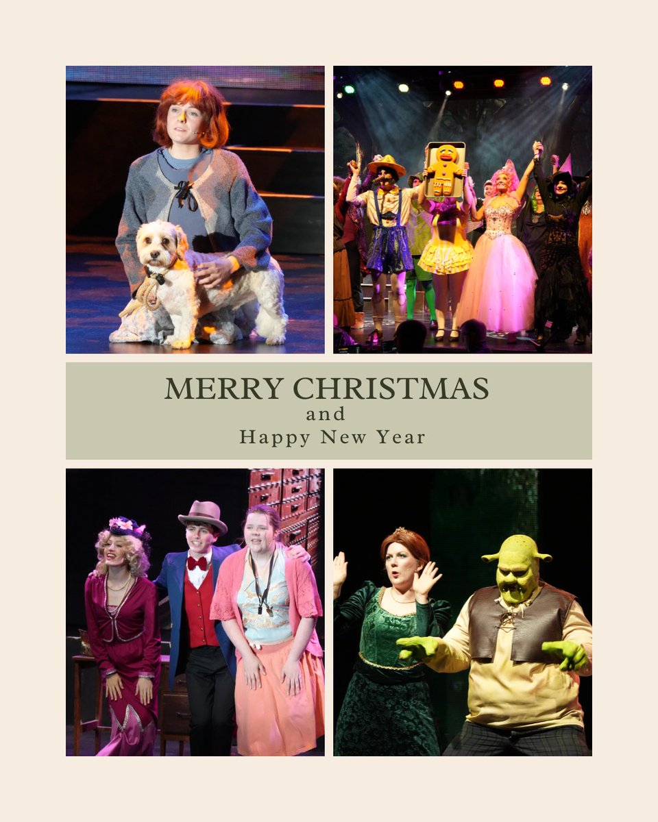 Merry Christmas &amp; Happy New Year from Phoenix Theatre &amp; Phoenix Youth 🎄✨
Thanks to every member of the Phoenix Family for your support in 2025 - what a year bringing Annie and Shrek to life. Couldn’t do it without our cast, crew, families &amp; audiences 💛🎭
See you next year!