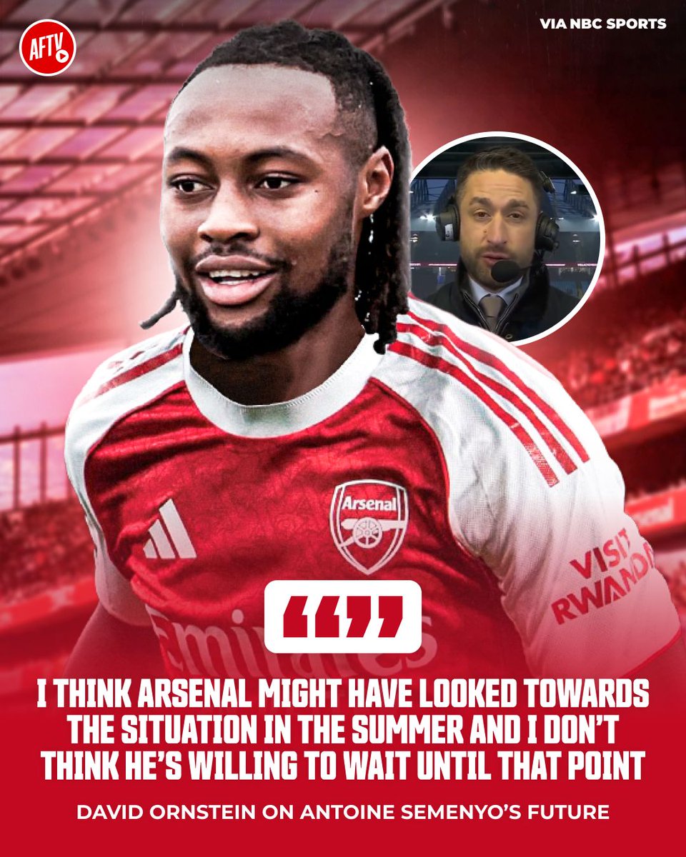 If Arsenal have to sell one significant attacking player to bring in Antoine Semenyo in January, 𝐰𝐨𝐮𝐥𝐝 𝐲𝐨𝐮 𝐝𝐨 𝐢𝐭? 🤔