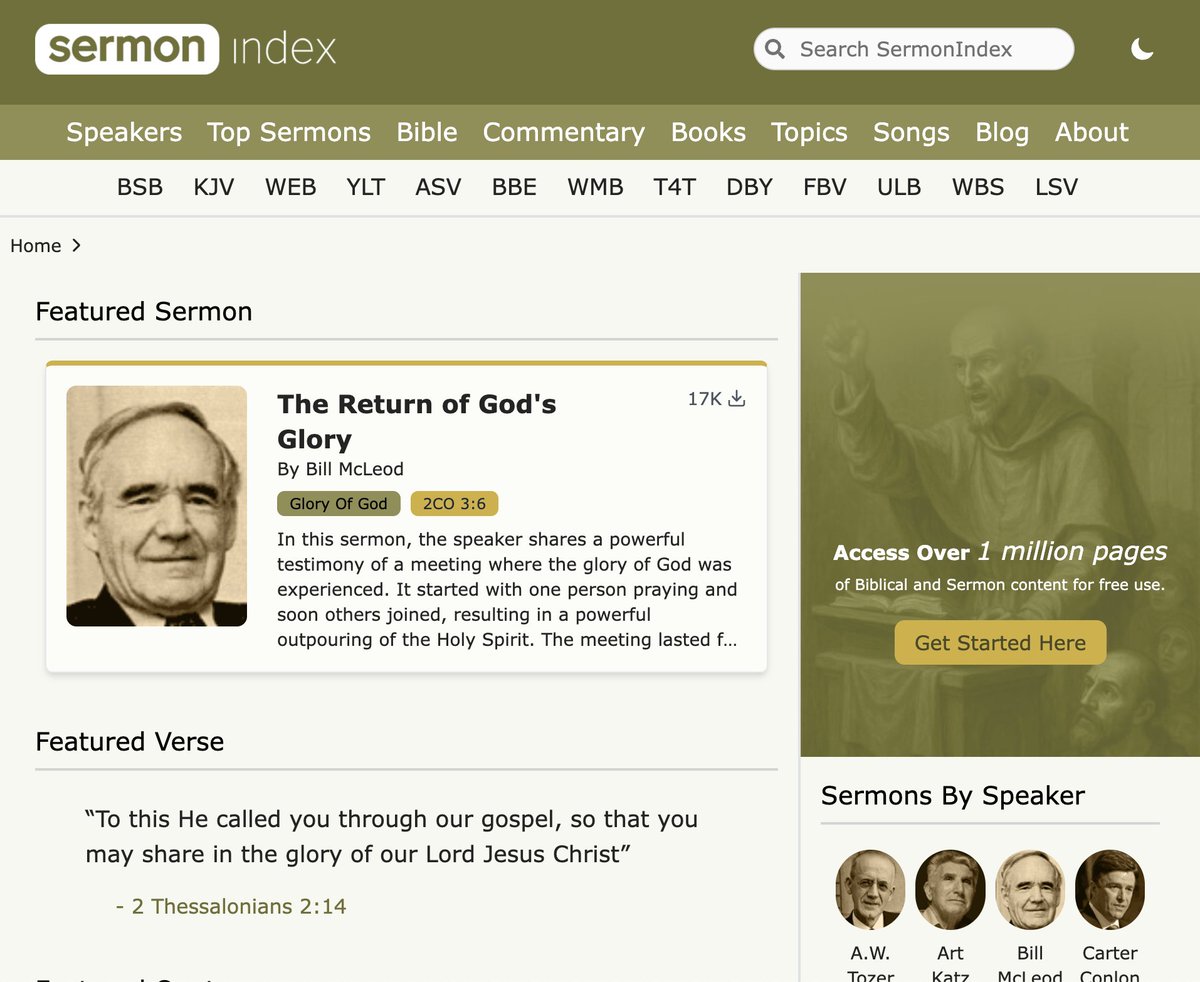 SermonIndex.net tweet media