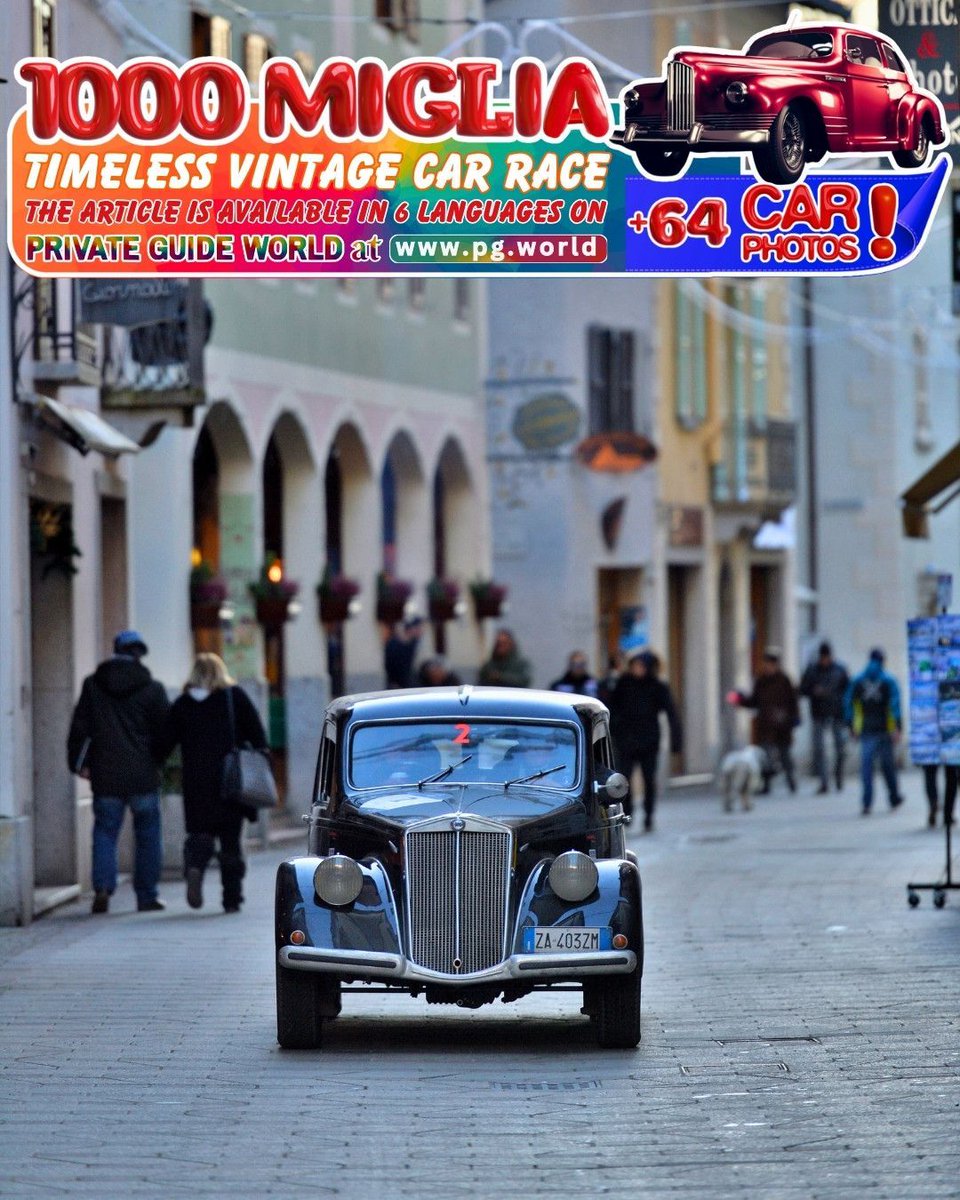 wwwpgworld's tweet image. The countdown to 1000 Miglia 2025 has begun! Be part of a race that’s as much about the journey as the destination. Read more on the PRIVATE GUIDE WORLD platform in 6 languages: pg.world/articles/1000_….
 #ItalyCarRacing #CulturalLegends #1000MilesItaly #TravelInspired