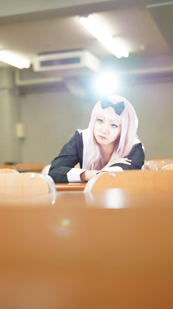 早く放課後にならないかなぁ〜…

(⚠️加工注意)

撮影📸⇒<a href="/kamisay_787/">西園（にしぞの）</a> 
(素敵なお写真ありがとうございます！)

 #TCC  #TCC高田馬場  #コスプレ  #コスプレイヤーさんと繫がりたい   #COSSAN  #藤原千花  #かぐや様は告らせたい