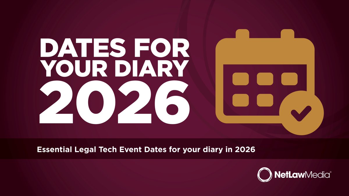 netlawmedia's tweet photo. 📅 Legal Tech’s Biggest Dates in 2026!
✅ British Legal Technology Forum , 10 March 2026
✅ Legal AI Forum, 10 July 2026
✅ London Law Expo, 7 October 2026
✅ Legal Technology Awards , 18 November 2026
If you’re not attending at least one, you should be! 
 https://t.co/aGtLT0rjBq https://t.co/AelzkrHApi
