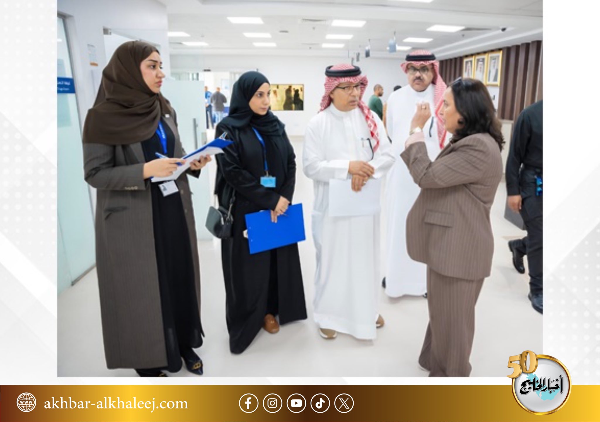 المؤسسة الوطنية لحقوق الإنسان تنفذ زيارة ميدانية إلى مجمع السلمانية الطبي #البحرين 