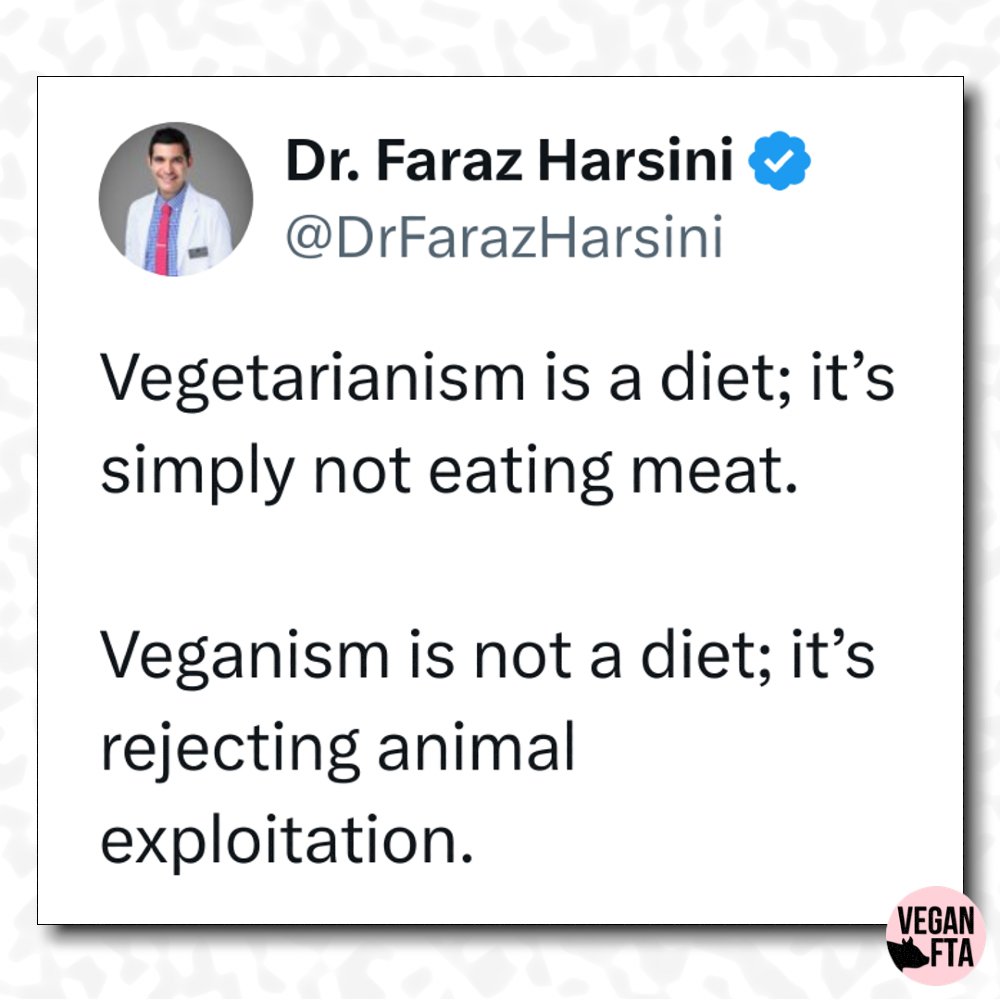 A difference that really matters. 👀🌱

Tweet from <a href="/DrFarazHarsini/">Dr. Faraz Harsini</a> 

#vegetarian #vegan #ethics #veganism #veganquote