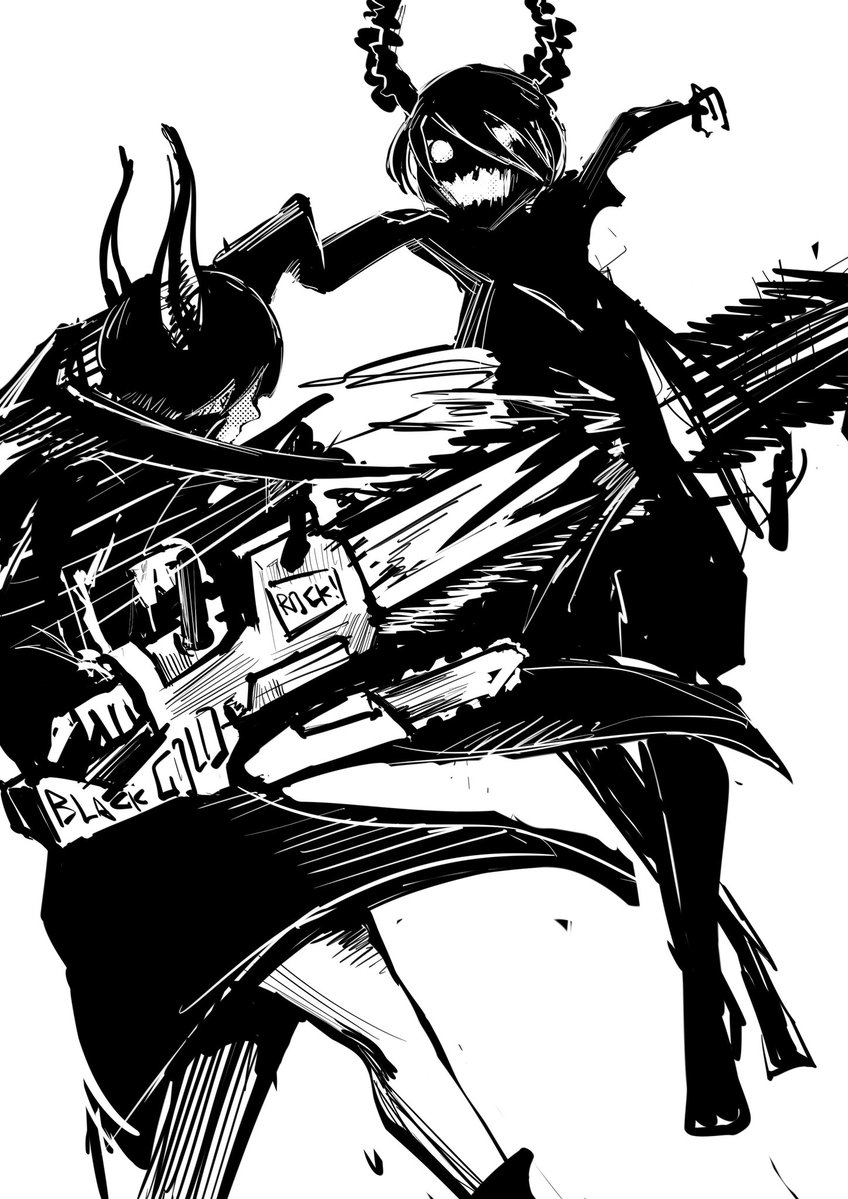 DRFB003's tweet image. Black Rock ShooterS - part2
*This is a fan comic.All copyrights pertaining to "Blcak Rock Shooter" are reserved by the copyright holder.
#ブラックロックシューター #blackrockshooter #fanart #fandom #fancomic #manga