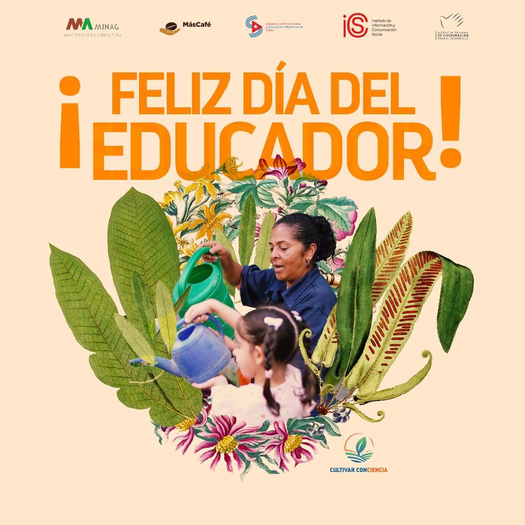 Enseñar, educar y comunicar sobre temas medioambientales fortalece la capacidad, desde edades tempranas, para enfrentar desafíos globales, impulsa prácticas sostenibles y promueve la preservación de recursos naturales y locales. 

🔸¡Feliz día del #Educador en #Cuba! 🌱👩🏽‍🏫📚