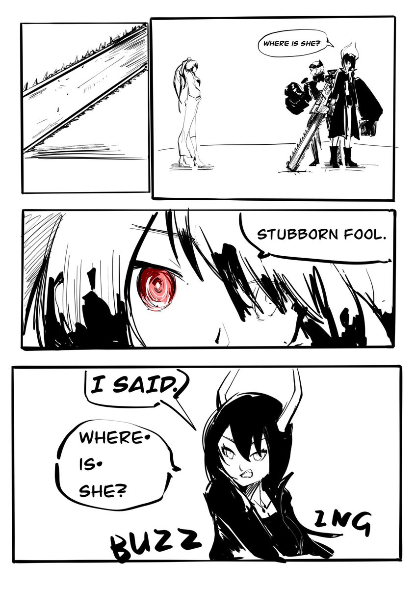 DRFB003's tweet image. Black Rock ShooterS - part3
*This is a fan comic.All copyrights pertaining to "Blcak Rock Shooter" are reserved by the copyright holder.
#ブラックロックシューター #blackrockshooter #fanart #fandom #fancomic #manga