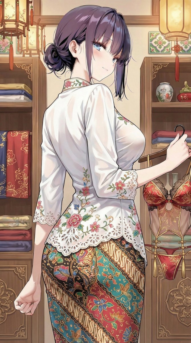 「お会計はこちらです」

(This is an original SFW illustration. No nudity, no suggestive intent.)