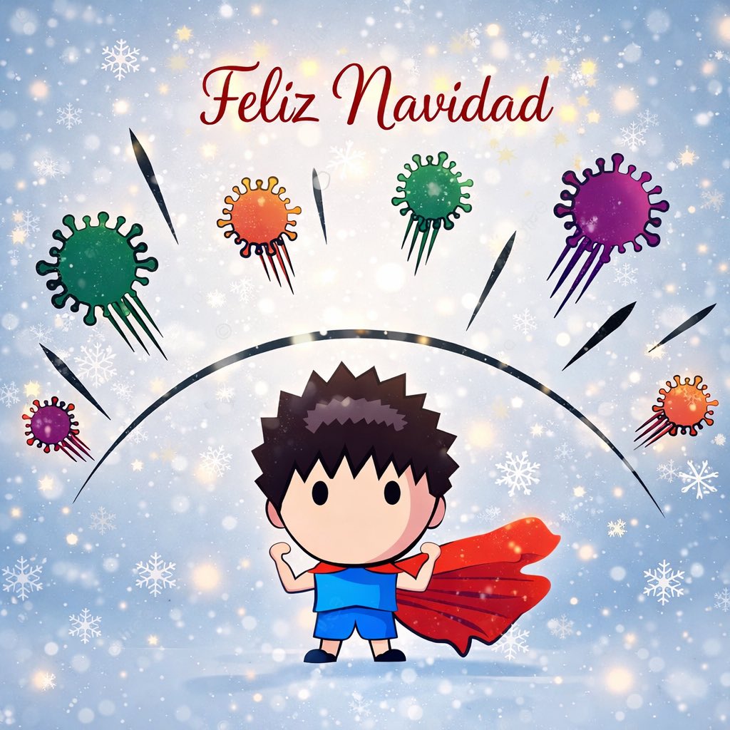 Desde la Sociedad Española de Infectología Pediátrica (SEIP) os deseamos unas Felices Fiestas y un Año Nuevo lleno de salud, ciencia y compromiso con la infancia.
Gracias por seguir cuidando, investigando y avanzando juntos en la infectología pediátrica.
✨ Felices Fiestas ✨