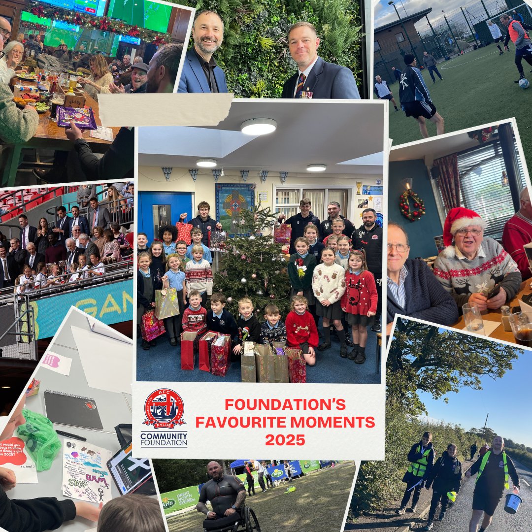 🫶 𝐅𝐨𝐮𝐧𝐝𝐚𝐭𝐢𝐨𝐧'𝐬 𝐅𝐚𝐯𝐨𝐮𝐫𝐢𝐭𝐞 𝐌𝐨𝐦𝐞𝐧𝐭𝐬 𝟐𝟎𝟐𝟓

🎉 As we prepare to celebrate the New Year, we wanted to highlight our best moments of the last 12 months!

#AFCFyldeFoundation