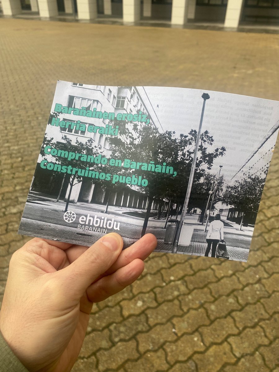 EHBilduBaranain's tweet image. Barañaingo merkataritzaren aldeko kanpainarekin jarraitzen dugu.