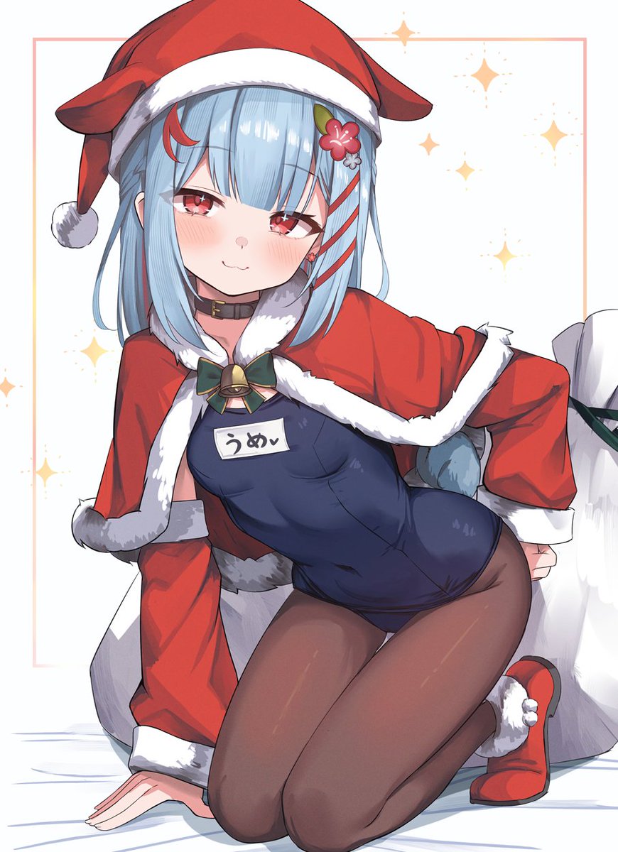 #うめらいぶ #うめ絵日記
聖夜のキヤキヤクリスマスうめち🎅✨✨ 