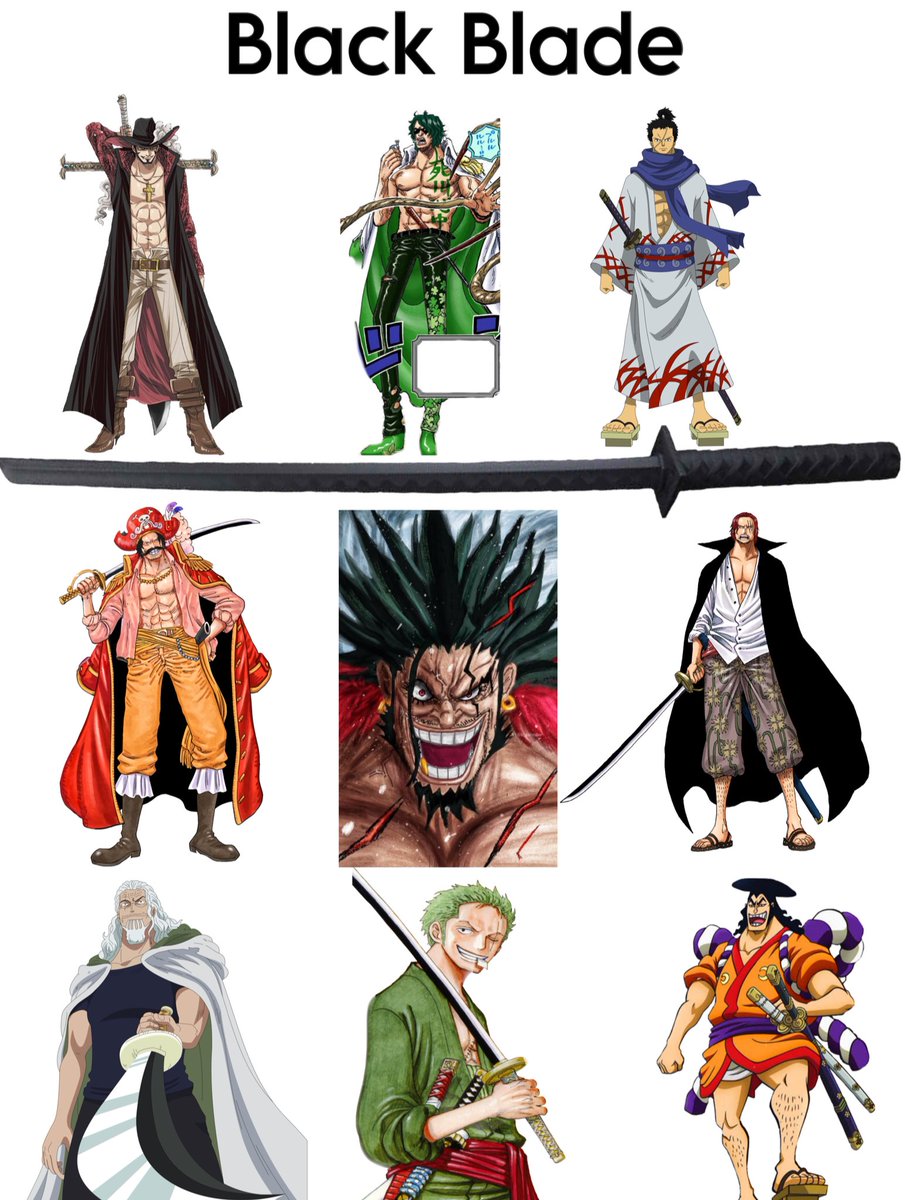 Cipherrhell's tweet image. If your fav Swordsman doesnt have a Black Blade he is irrelevant