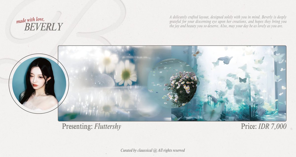 claussical's tweet image. Please help repost? Thank you! #zonauang 

May I present to you the new petals in Bebe Collection, the dreamy and whimsical Fluttershy &amp;amp; Afterglow. &amp;lt;3 Boleh bantu ospek? do let me know kalau sekiranya ada yang engga aman ya. Layout Minju, Lola Tung &amp;amp; Mia Goth nya juga ufs.