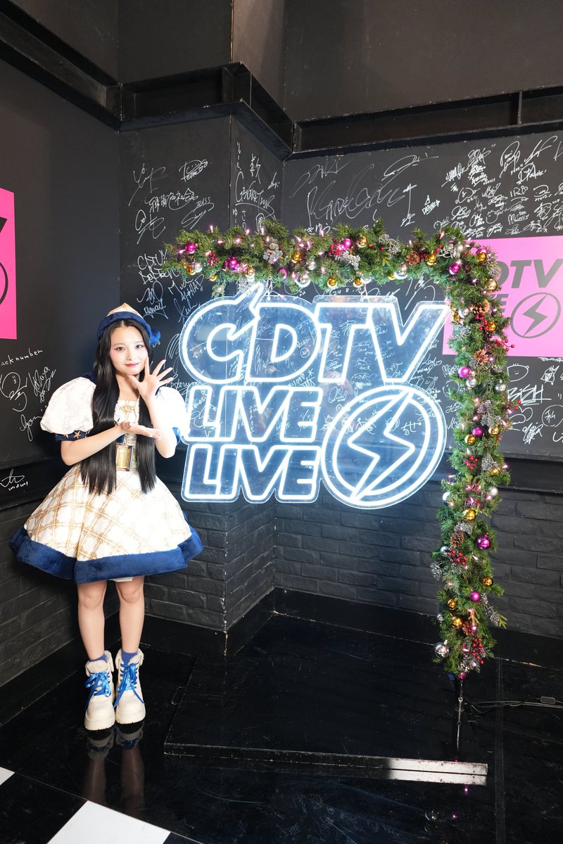 ⚡️💙 #CDTVライブライブ 💙⚡️ 🐈‍⬛ #桐原美月 @mizuki_ct0221