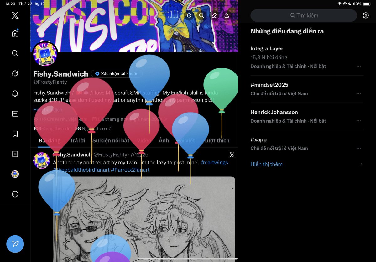 FrostyFishty's tweet photo. Wow balloon https://t.co/JWhKVwcHTV