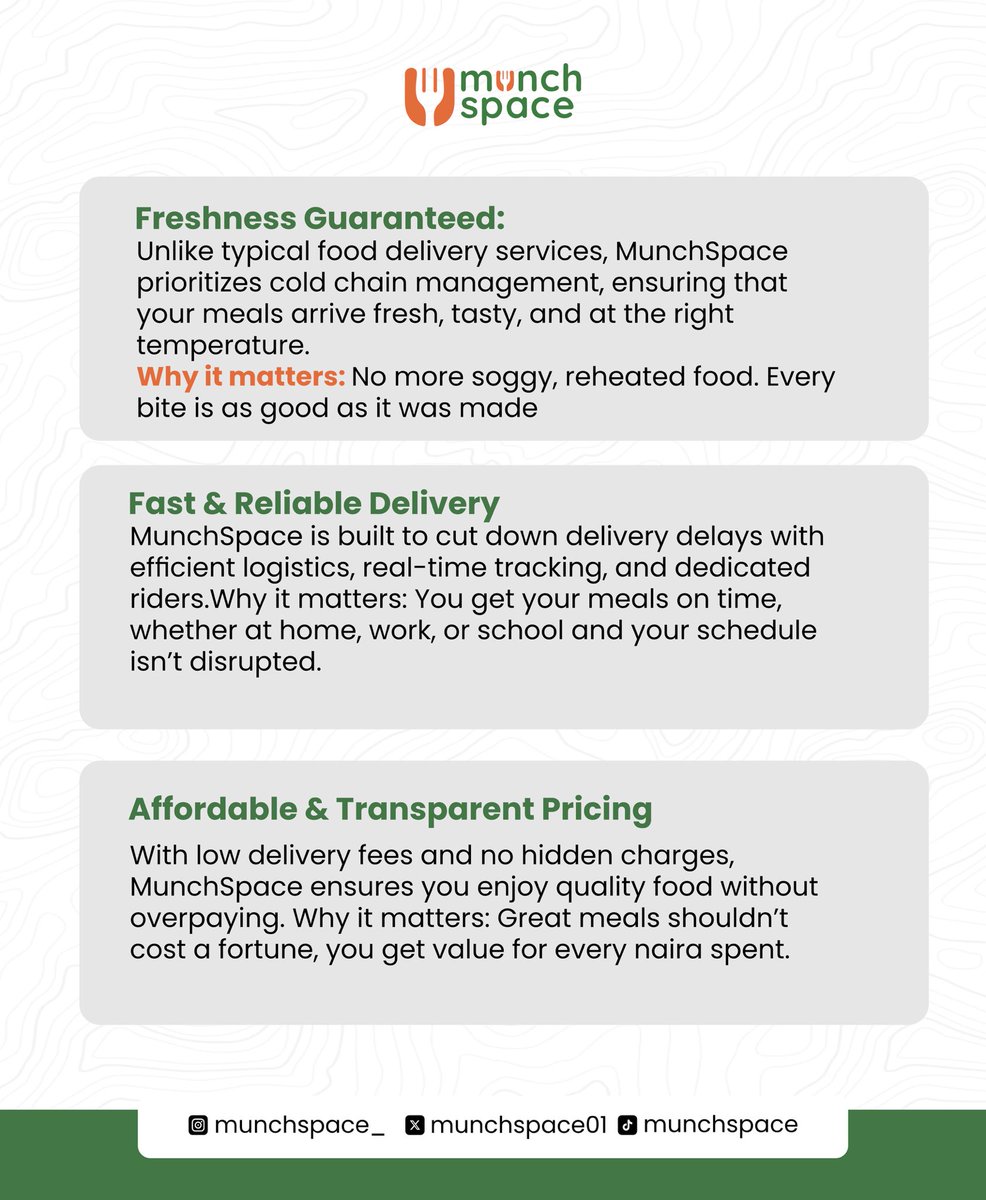 munchspace01's tweet photo. Not all food experiences are created equal.
Here are 4 reasons MunchSpace stands out from speed and simplicity to consistency you can trust.
This is food designed for how you live.
This is MunchSpace
#munchspace #munchspaceiscoming https://t.co/9C2dgGGTgQ